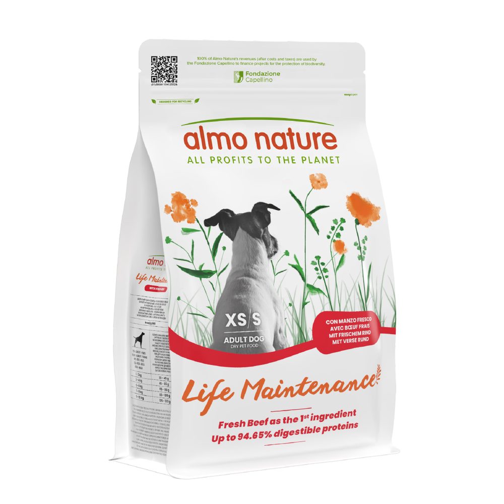 Almo Nature Holistic Maintenance XS-S - s čerstvým hovězím 2kg