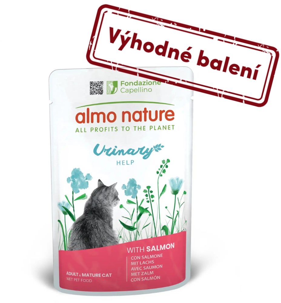 Almo Nature Holistic Urinary Help - s lososem 70g výhodné balení 30ks