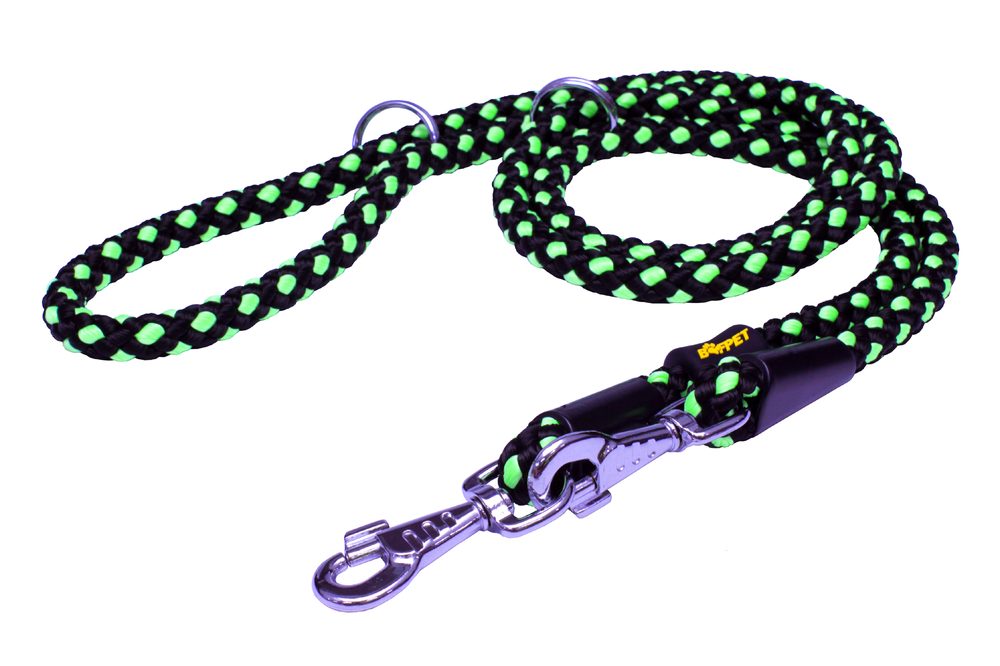 BAFPET Lanové přepínací vodítko UZLÍK 14mm - Zelená