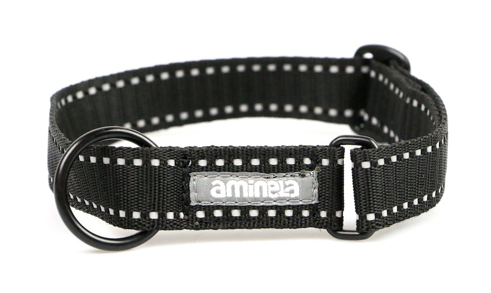Aminela Sport & City Aminela klasik obojek nepodšitý Sport & City malá plemena 16mm/25-40cm černá
