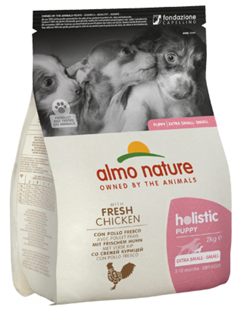 Almo Nature Holistic Puppy XS-S - Kuře a rýže 2kg