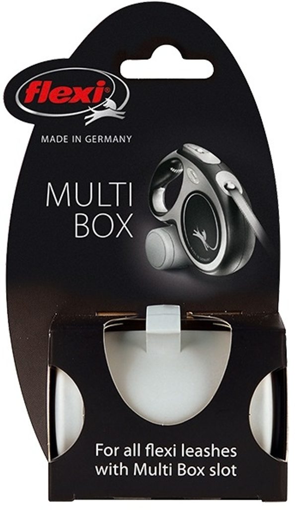 Flexi Multi Box zásobník na vodítko světle šedá 1 ks - Flexi - Vodítka pro  psy - Psi - Krmiva-pucalka.cz