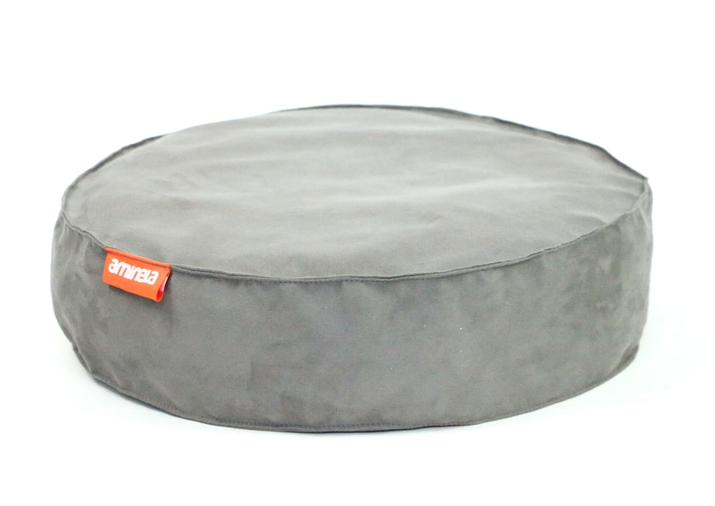 Kulatý pelíšek Aminela Full comfort 50/12cm šedá