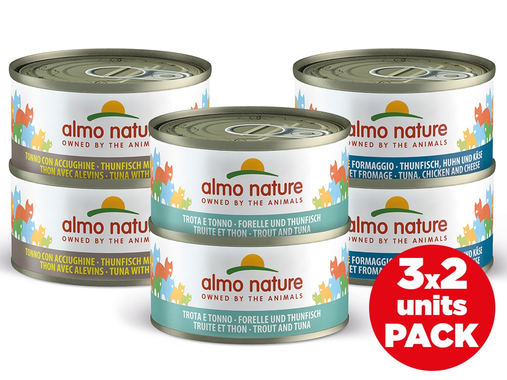 Almo Nature HFC Cat Multipack s rybou 6x70g