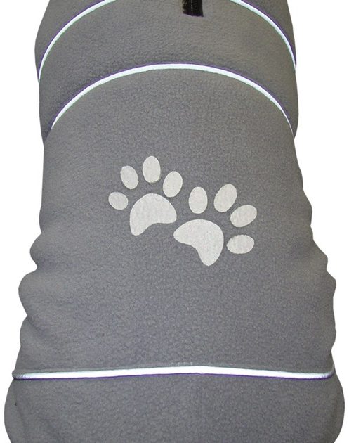 Nobby TENIA fleece reflexní mikina pro psa šedá 26cm