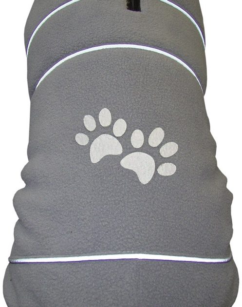 Nobby TENIA fleece reflexní mikina pro psa šedá 48cm