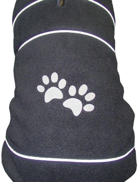 Nobby TENIA fleece reflexní mikina pro psa černá 29cm