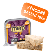 MARP MIX VANIČKA PRO PSY JEHNĚ+ZELENINA 16X100G - KONZERVY PRO PSY