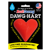 RUFF DAWG NEZNIČITELNÁ HRAČKA PRO PSY SRDCE 7,6CM PRO MALÉ A STŘEDNÍ PSY DO 18 KG - HRAČKY PRO PSY