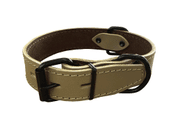 BAFPET OBOJEK HERRY, OBŠITÝ, ČERNÉ KOVÁNÍ - ŠEDÁ - OBOJKY PRO PSY