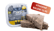 MARP NATURAL PLUS VANIČKA PRO PSY S JEHNĚČÍM A HOVĚZÍM 12X150G - KONZERVY PRO PSY