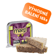 MARP MIX VANIČKA PRO PSY KUŘE+ZELENINA 16X100G - KONZERVY PRO PSY