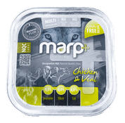 MARP NATURAL PLUS VANIČKA PRO PSY S KUŘETEM A TELECÍM 12X150G - KONZERVY PRO PSY