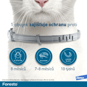 FORESTO OBOJEK PRO PSY A KOČKY DO 8KG 1KS - 38CM - ANTIPARAZITIKA