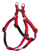 NOBBY SOFT GRIP POSTROJ NYLON M-L 50-72CM / 20MM ČERVENÁ SLEVA 10% VÝPRODEJ - POSTROJE PRO PSY