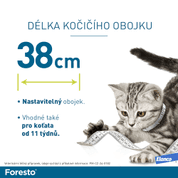 FORESTO OBOJEK PRO PSY A KOČKY DO 8KG 1KS - 38CM - ANTIPARAZITIKA