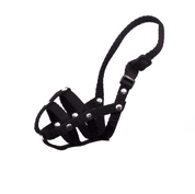 BAFPET POPRUHOVÝ NÁHUBEK, PLETENÝ - ČERNÁ - NÁHUBKY A OHLÁVKY