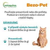 VETOQUINOL BEZO-PET GEL PROTI TRICHOBEZOÁRŮM 120 G - DOPLŇKY PRO KOČKY