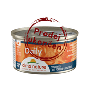ALMO NATURE DAILY MENU WET CAT - KOUSKY SE PSTRUHEM 85G VÝHODNÉ BALENÍ 24KS - KONZERVY PRO KOČKY