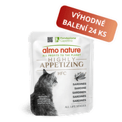ALMO NATURE HFC HIGHLY APPETIZING - SARDINKY 24X50G - KONZERVY PRO KOČKY