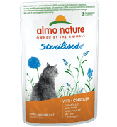 ALMO NATURE HOLISTIC STERILISED S KUŘETEM 70G - KONZERVY PRO KOČKY