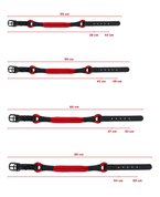 AMINELA FERRATA LANOVÝ OBOJEK - ČERVENÁ - OBOJKY PRO PSY