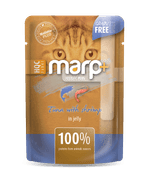 MARP HOLISTIC PLUS KAPSIČKA PRO KOČKY - TUŇÁK S KREVETAMI V ŽELÉ 55G 12 + 12 KS ZDARMA - KONZERVY PRO KOČKY