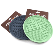 AMARAGO LÍZACÍ PODLOŽKA KULATÁ MISKA ZELENÁ - MISKY PRO PSY