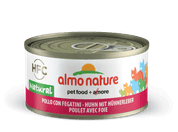 ALMO NATURE HFC NATURAL - KUŘE A JÁTRA 70G - KONZERVY PRO KOČKY