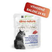 ALMO NATURE HFC HIGHLY APPETIZING - ATLANTSKÝ TUŇÁK 24X50G - KONZERVY PRO KOČKY