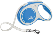 FLEXI NEW COMFORT M VODÍTKO PÁSEK 5M/25KG MODRÁ - VODÍTKA PRO PSY