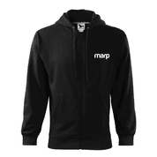 MARP PÁNSKÁ MIKINA S KAPUCÍ SIGNATURE - ČERNÁ - MARP MERCH