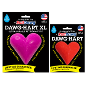 RUFF DAWG NEZNIČITELNÁ HRAČKA PRO PSY SRDCE 7,6CM PRO MALÉ A STŘEDNÍ PSY DO 18 KG - HRAČKY PRO PSY