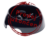 NOBBY MELAMINOVÁ PROTIHLTACÍ MISKA 400ML - ČERNÁ - MISKY PRO PSY