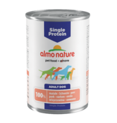 ALMO NATURE - 100% SINGLE PROTEIN - VEPŘOVÁ 400G - STARÉ - KONZERVY PRO PSY