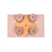 DŘEVĚNÝ HLAVOLAM PLAYGROUND - MODUL 2H (POUZE DESKA BEZ KLOBOUČKŮ A VÁLEČKŮ) - HLAVOLAMY