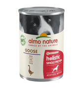 ALMO NATURE HOLISTIC MONOPROTEIN - HUSA 400G 400G VÝHODNÉ BALENÍ 24KS - KONZERVY PRO PSY