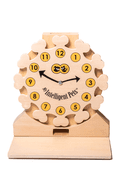 DŘEVĚNÝ HLAVOLAM CLOCK - HLAVOLAMY