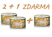 MARP HOLISTIC PLUS KONZERVA PRO KOČKY – KUŘECÍ PRSA VE VÝVARU 70G 2 + 1 KS ZDARMA - KONZERVY PRO KOČKY