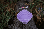 AMARAGO SILIKONOVÁ SKLÁDACÍ MISKA 1000ML - FIALOVÁ - MISKY PRO PSY