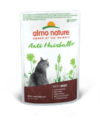 ALMO NATURE HOLISTIC ANTIHAIRBALL S HOVĚZÍM 70G - KONZERVY PRO KOČKY