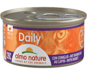 ALMO NATURE DAILY MENU - PĚNA S KRÁLÍKEM 85G - KONZERVY PRO KOČKY