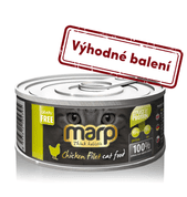 MARP CHICKEN FILET KONZERVA PRO KOČKY S KUŘECÍMI PRSY 12X70G - KONZERVY PRO KOČKY