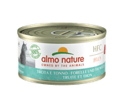 ALMO NATURE HFC JELLY - PSTRUH A TUŇÁK 70G - KONZERVY PRO KOČKY