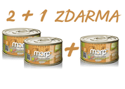 MARP HOLISTIC PLUS KONZERVA PRO KOČKY – KUŘECÍ PATÉ S KREVETAMI 70G 2 + 1 KS ZDARMA - KONZERVY PRO KOČKY