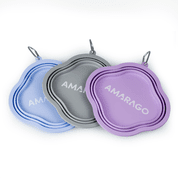 AMARAGO SILIKONOVÁ SKLÁDACÍ MISKA 1000ML - FIALOVÁ - MISKY PRO PSY