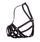 KOŽENÝ NÁHUBEK, PLETENÝ - ČERNÁ - NÁHUBKY A OHLÁVKY