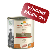 ALMO NATURE HFC NATURAL DOGS KUŘECÍ PRO ŠTĚŇATA 280G VÝHODNÉ BALENÍ 12KS - KONZERVY PRO PSY