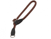 NOBBY FUN ROYAL  KULATÝ POLOSTAHOVACÍ OBOJEK HNĚDÁ 50CM - OBOJKY PRO PSY