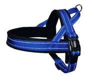 NOBBY CLASSIC REFLECT SOFT NORSKÝ REFLEXNÍ POSTROJ MODRÝ XL - POSTROJE PRO PSY